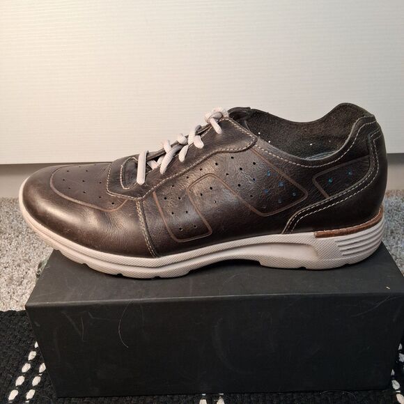 Dansko Men's Wesley Brown Leather Lace-Up Fashion Sneakers Size 42 (US 8.5-9) - Picture 7 of 16